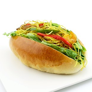 Singapore Fried Noodle Bun